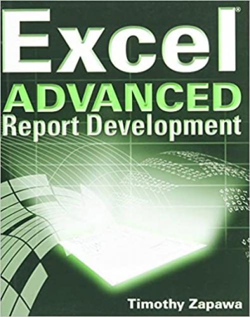  Excel Advanced Report Development 