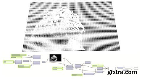 Pixelated Images with Image Sampler in Grasshopper for Rhino