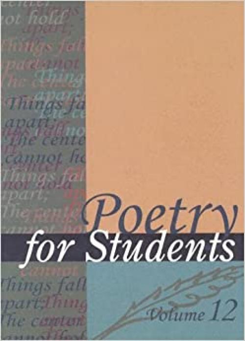  Poetry for Students (Volume 12) 