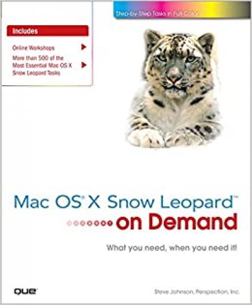  MAC OS X Snow Leopard On Demand 