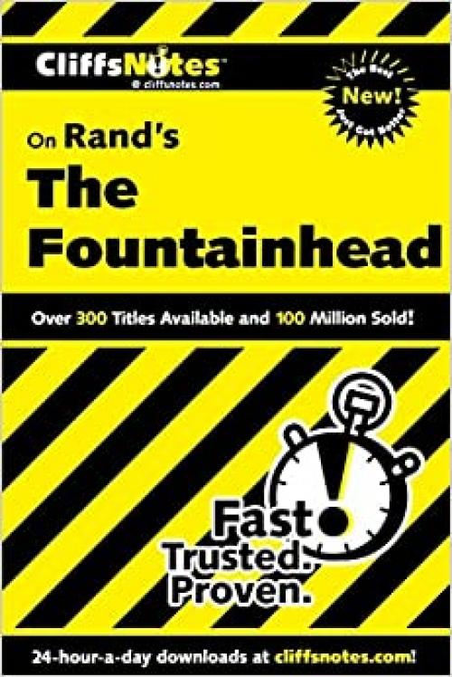  CliffsNotes on Rand's The Fountainhead (Cliffsnotes Literature Guides) 