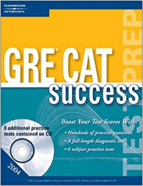  GRE Success w/CDRom 2004 (Peterson's Ultimate Gre Tool Kit) 