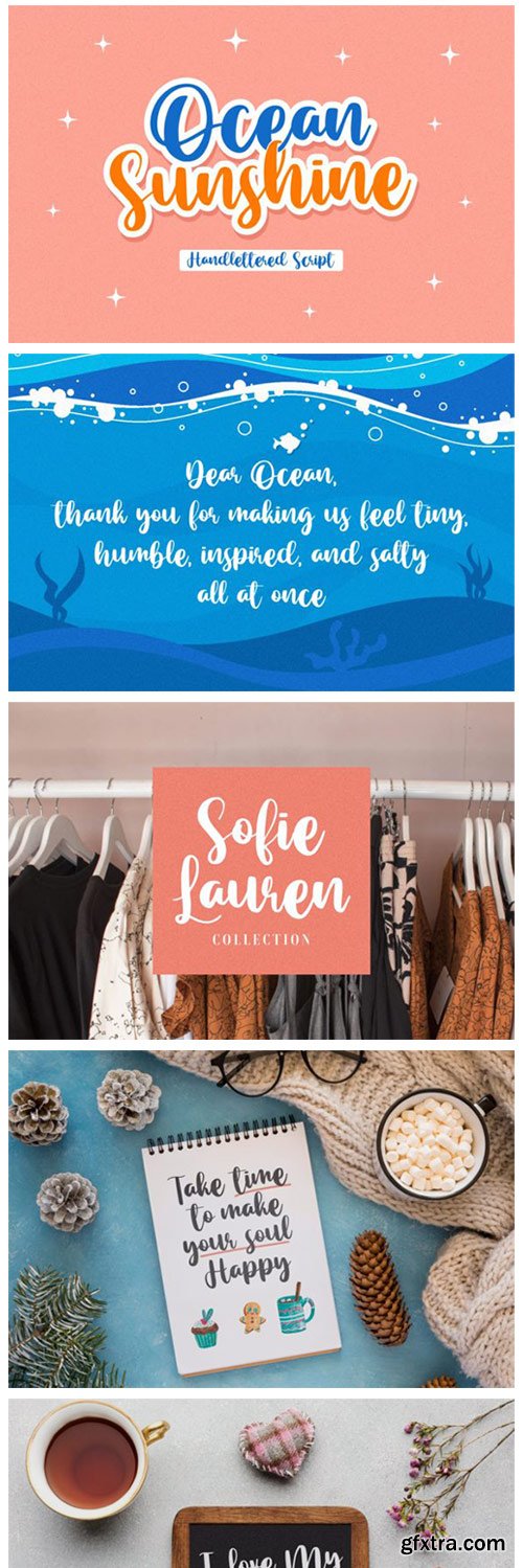 Ocean Sunshine Font