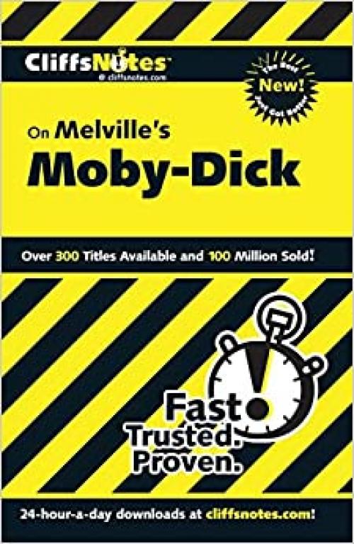  CliffsNotes on Melville's Moby-Dick (Cliffsnotes Literature Guides) 