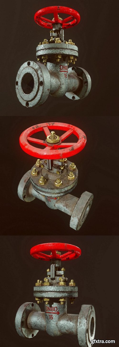 Water Valve 3D Model