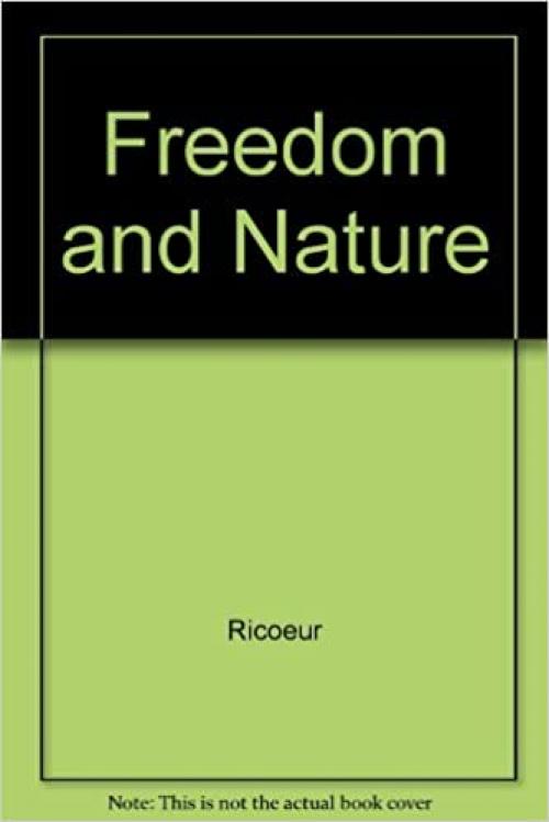  Freedom and Nature: The Voluntary and the Involuntary (SPEP) 