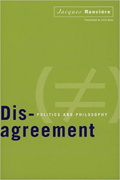  Disagreement: Politics and Philosophy 