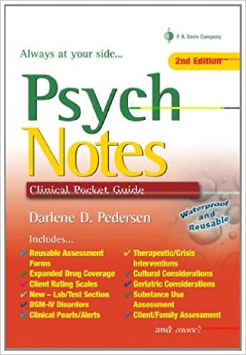  PsychNotes: Clinical Pocket Guide, 2nd Edition 