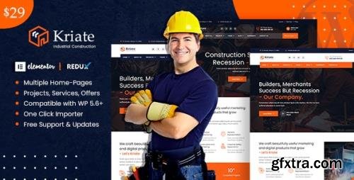 ThemeForest - Kriate v1.0 - Industrial Construction Multipurpose WordPress Theme - 29655817