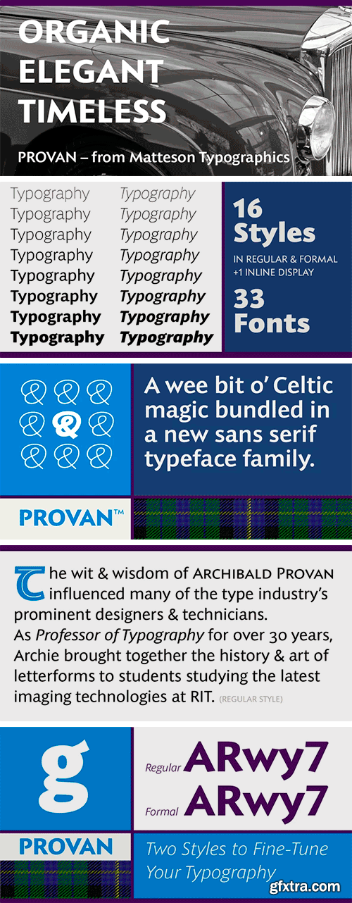 Provan Formal Font Family