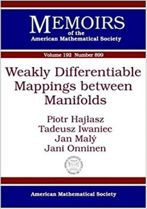  Weakly Differentiable Mappings between Manifolds (Memoirs of the American Mathematical Society) 