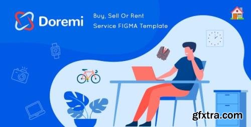 ThemeForest - Doremi v1.0 - Rent Anything FIGMA Template - 29689957