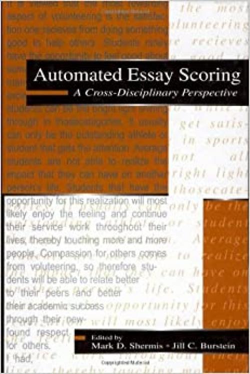  Automated Essay Scoring: A Cross-disciplinary Perspective 