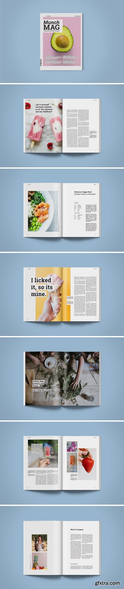 Magazine Template | Munch Mag