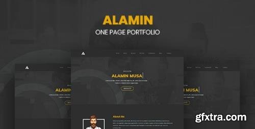 ThemeForest - Alamin v1.0 - One Page Portfolio - 22499585