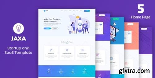 ThemeForest - Jaxa v1.0 - Startup and SaaS Template - 22959748