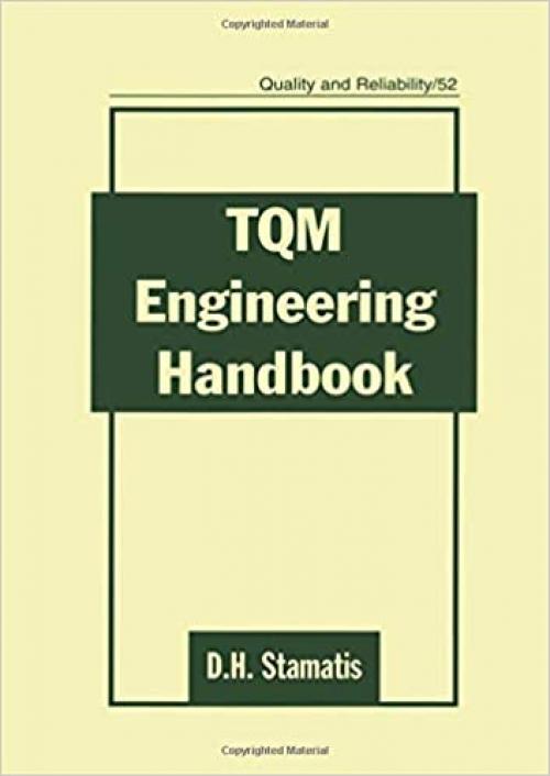  TQM Engineering Handbook (Quality and Reliability) 