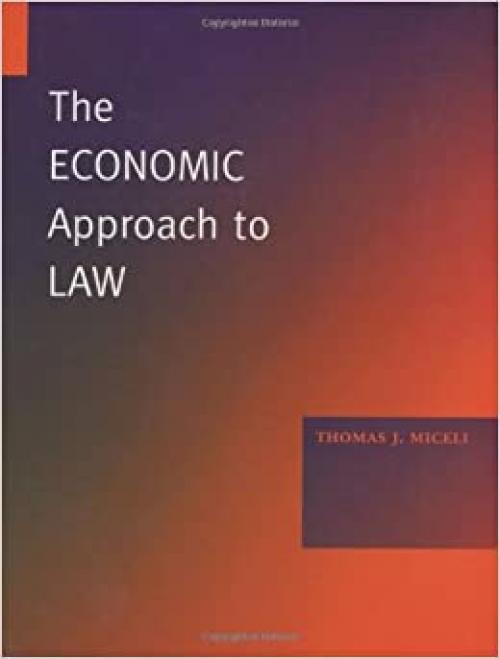  The Economic Approach to Law 