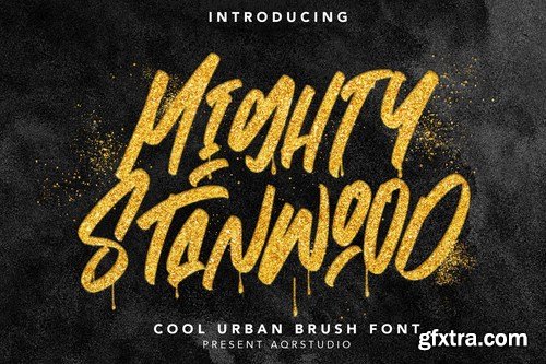 MightyStanwood - Urban Brush Font