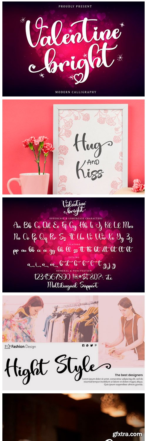 Valentine Bright Font