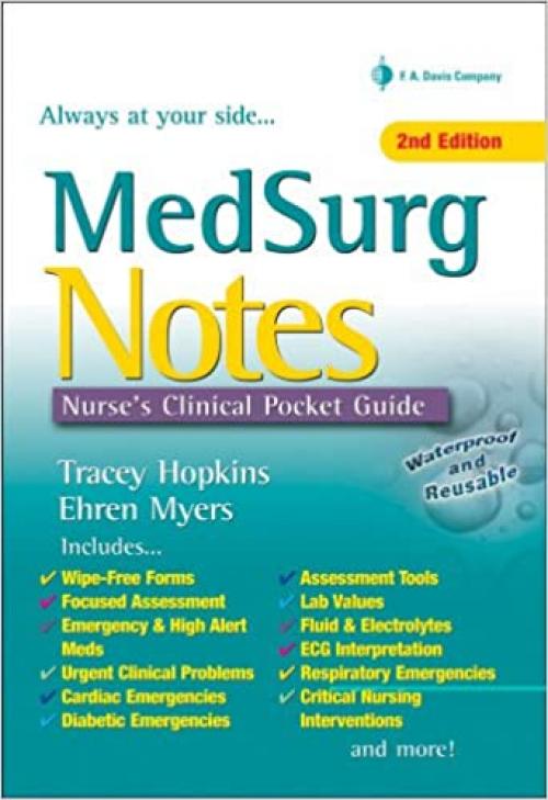  MedSurg Notes: Nurse's Clinical Pocket Guide (Davis's Notes) 