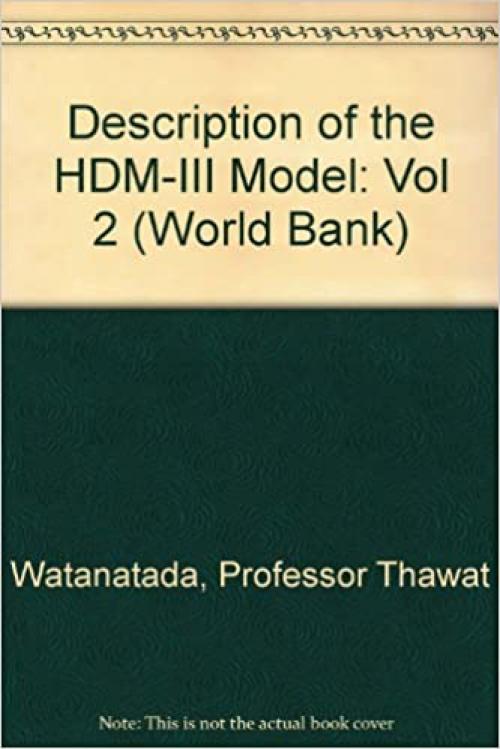  Description of the HDM-III Model (World Bank) 