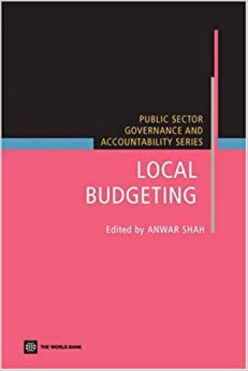  Local Budgeting (Public Sector Governance and Accountability) 