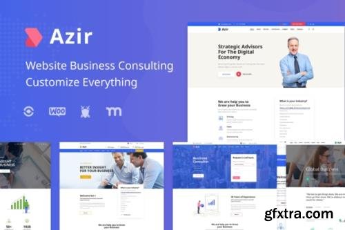 ThemeForest - Azir v1.0.2 - Finance Consulting Elementor Template Kit - 30052205