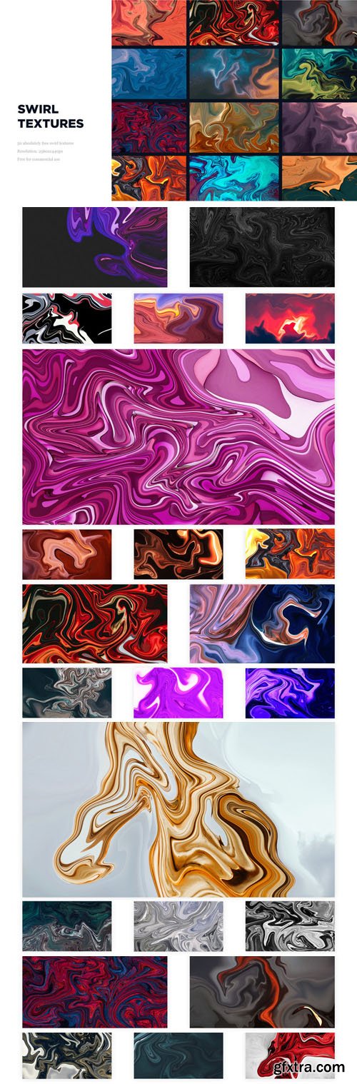 50 Swirl Textures Pack