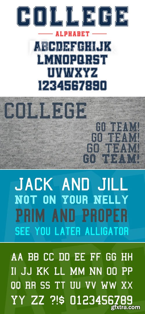 College Slab Serif Display Font [4-Weights]