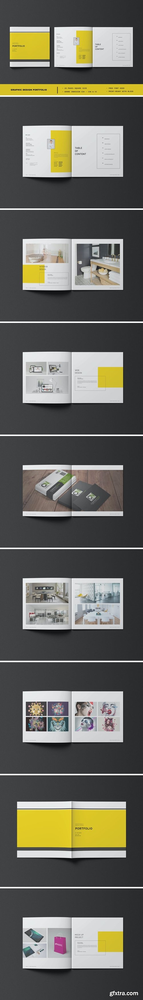 Square Graphic Design Portfolio