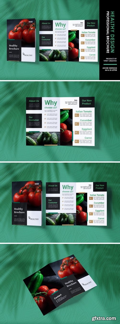 Healthy Food Bifold Brochure