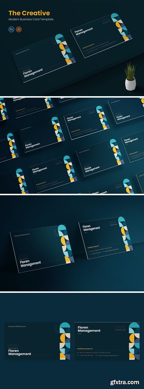 Creative Management Business Card