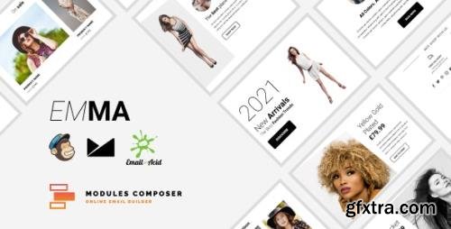 ThemeForest - Emma v1.0 - E-commerce Responsive Email for Fashion & Accessories with Online Builder - 30101123