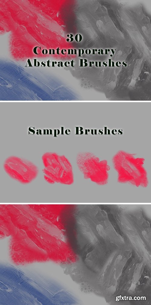 30 Contemporary Abstract Brushes