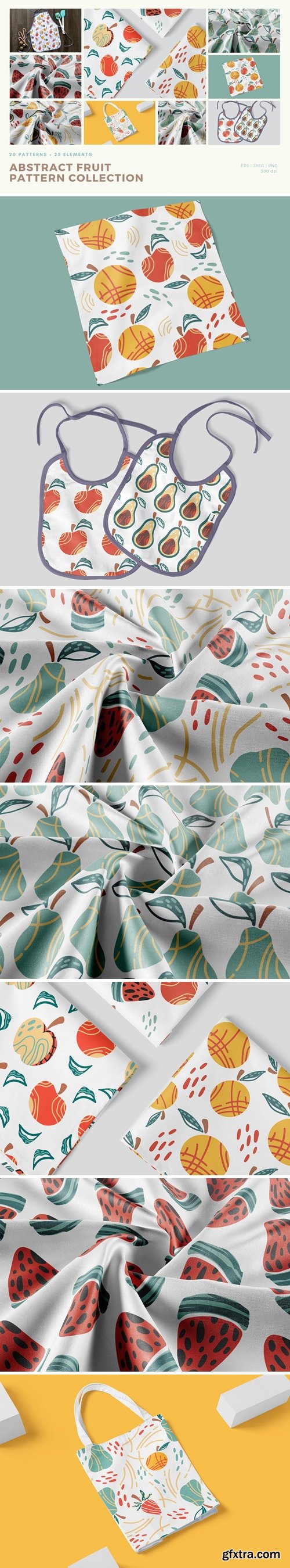 Abstract Fruit Pattern Collection