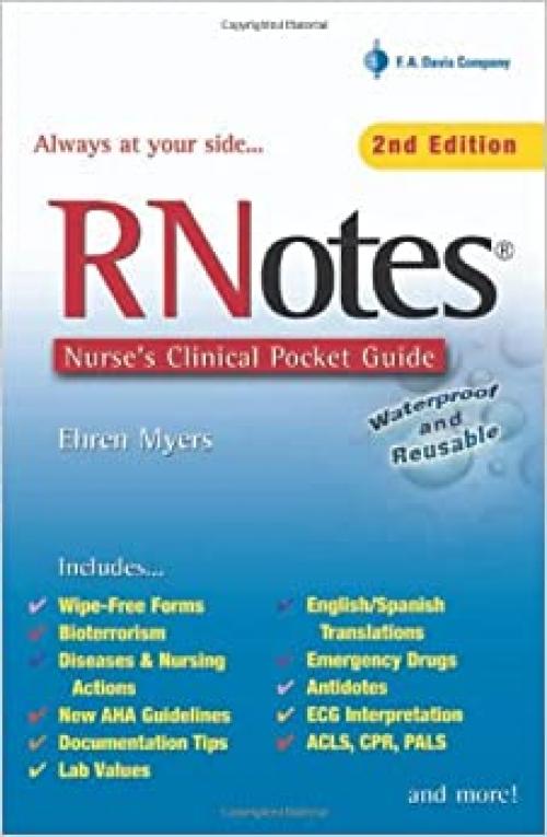  RNotes: Nurse's Clinical Pocket Guide 