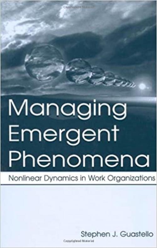  Managing Emergent Phenomena: Nonlinear Dynamics in Work Organizations 