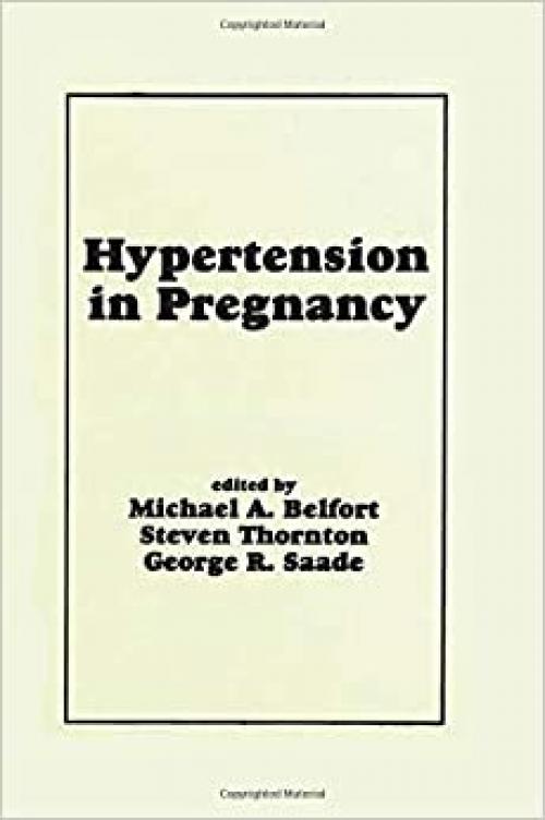  Hypertension in Pregnancy 