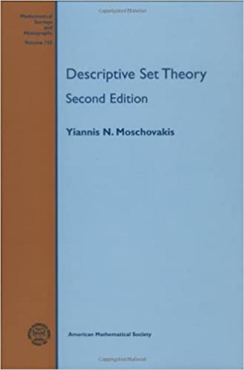  Descriptive Set Theory (Mathematical Surveys and Monographs) 