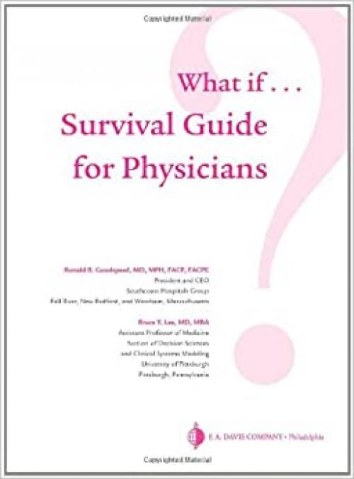  What if? Survival Guide for Physicians 