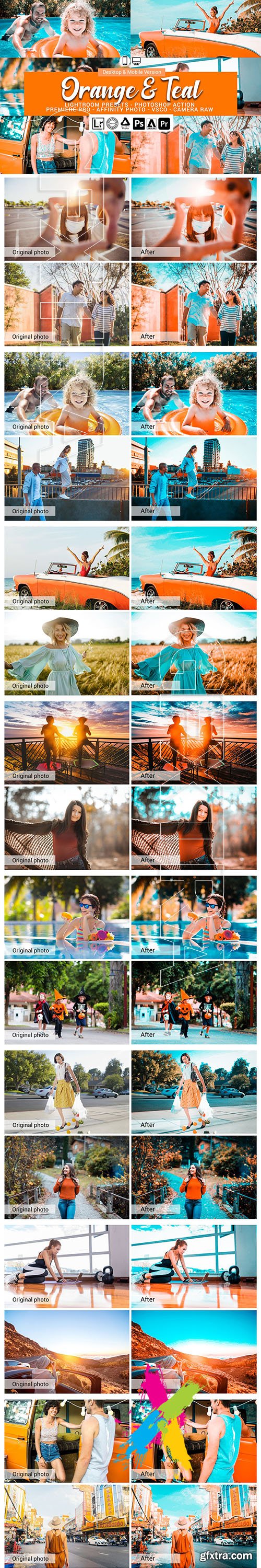 CreativeMarket - Orange and Teal Presets 5698211