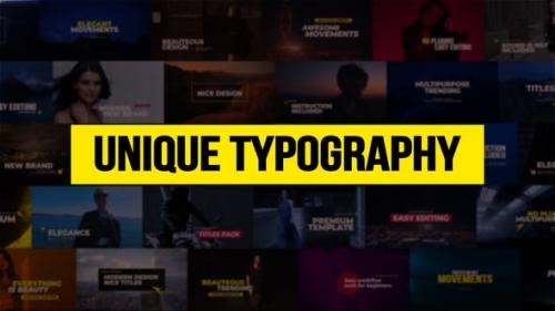 Videohive - Unique Typography