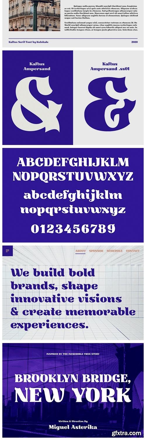 CM - Kaftus Display Serif Font 5741561