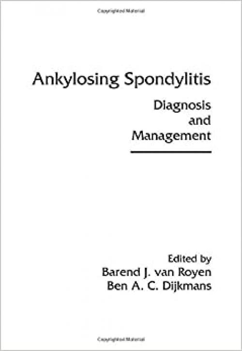  Ankylosing Spondylitis: Diagnosis and Management 