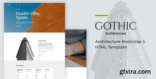 ThemeForest - Gothic v1.0 - Architecture Bootstrap 5 HTML Template - 30124612