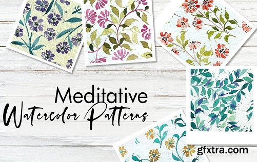 Meditative Watercolor Patterns