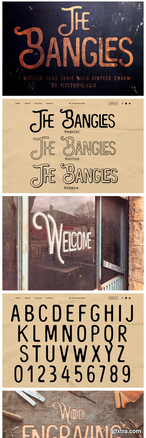 The Bangles Font