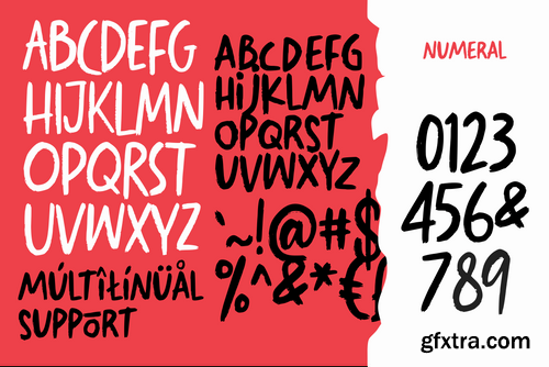 Berantakan Brush Typeface