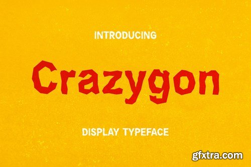 Crazygon - Display Typeface